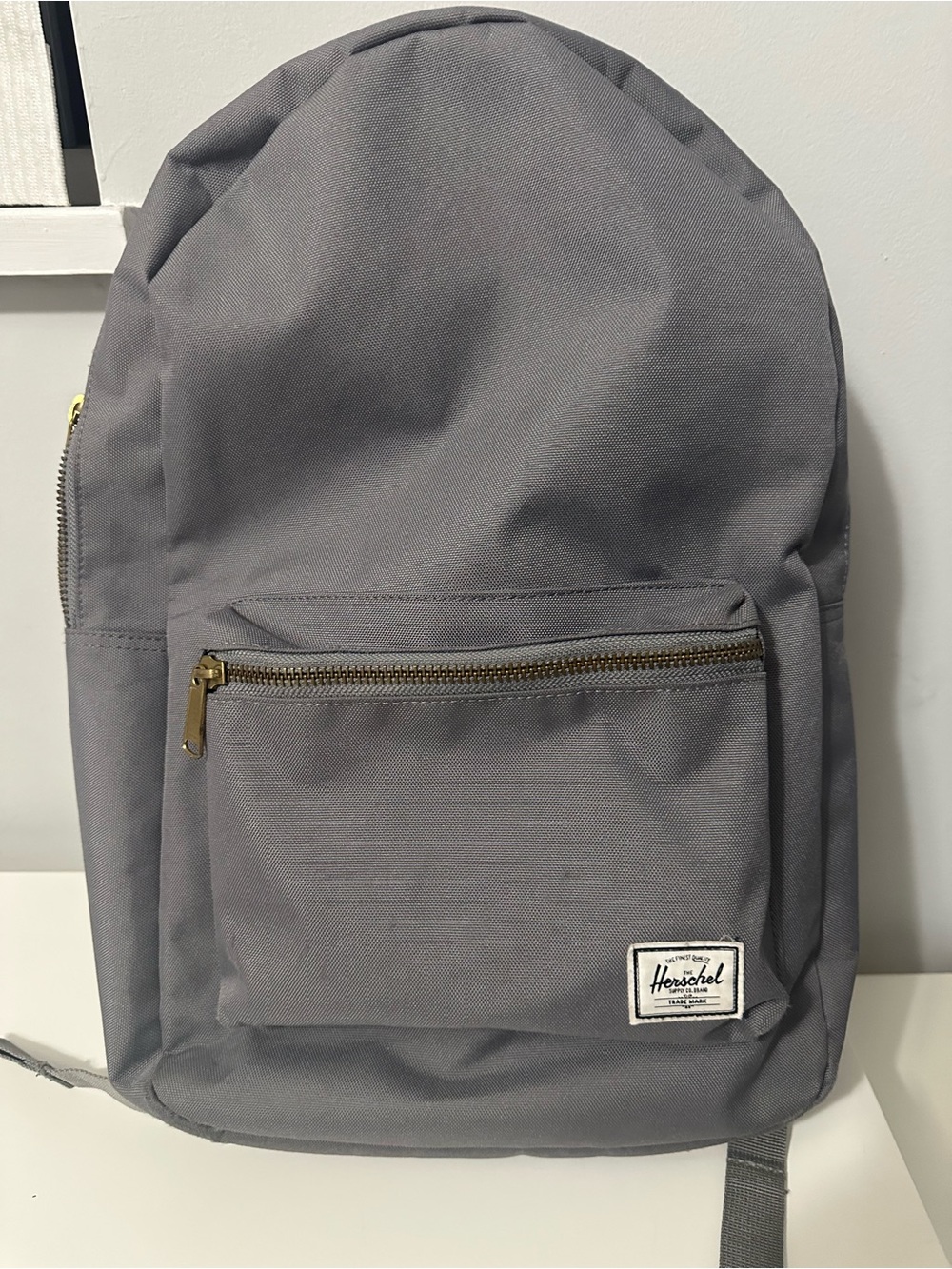 Herschel Supply Company Gray Classic Backpack with Front Pocket